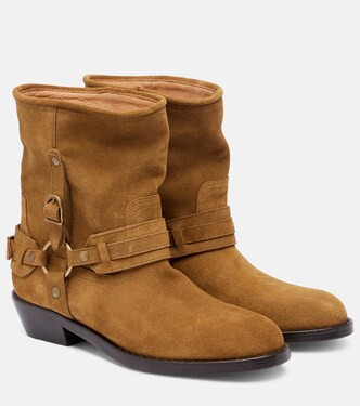 Ankle Boots Ildred aus Veloursleder | Isabel Marant