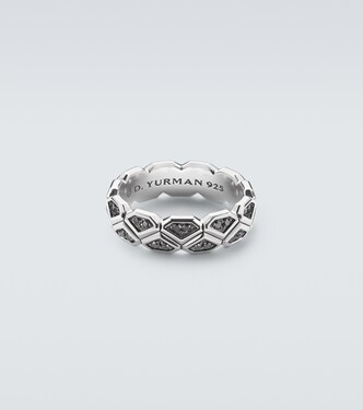 Ring Hex aus Sterlingsilber mit Diamanten | David Yurman