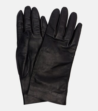 Guantes Cassandre de piel | Saint Laurent