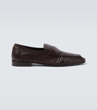 Soft leather loafers | The Row