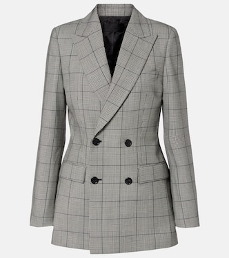 Weston plaid virgin wool blazer  | Nili Lotan