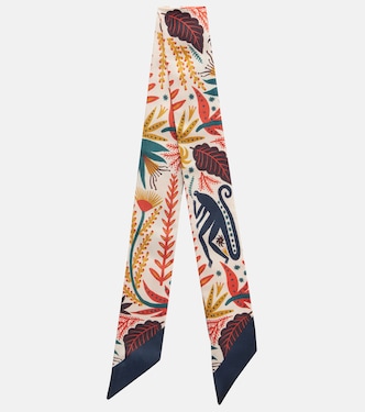 Printed silk twill scarf | Etro