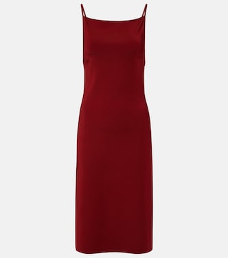 Ribbed-knit jersey midi dress | Ferragamo