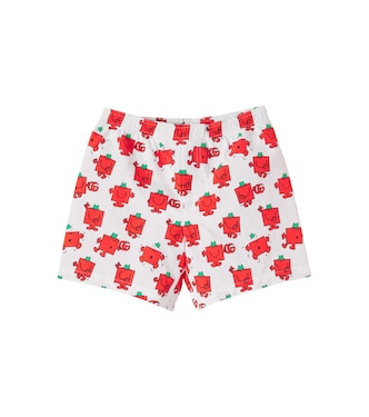 x Mr. Men Little Miss printed swim trunks | Gucci Kids