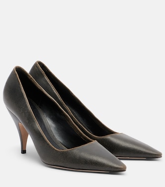 Liisa Three leather pumps | The Row