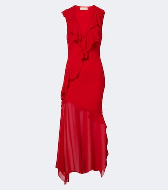  Baila floral georgette midi dress | De La Vali