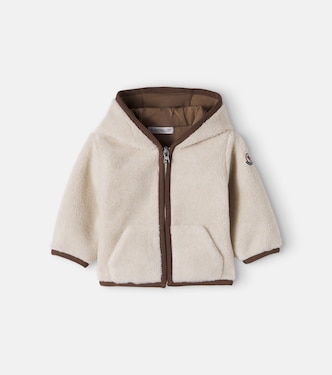 Baby hooded fleece jacket  | Moncler Enfant