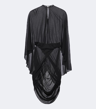 Noche sheer crêpe jersey midi dress | Jacquemus