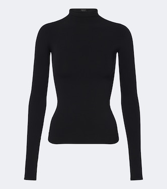 Jersey turtleneck top | Gucci