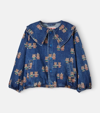 Chaqueta de denim estampada | Tinycottons