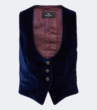 Cotton velvet vest | Etro