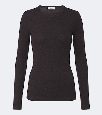Delphi ribbed-knit top | Agolde