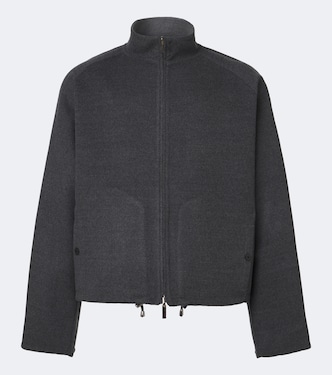Wendbare Jacke aus Woll-Fleece | Stòffa