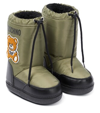 Appliqué ski boots | Moschino Kids