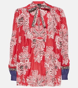 Printed cotton and silk blouse | Etro