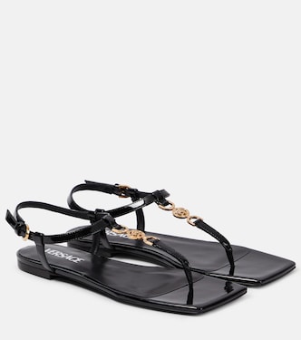Medusa '95 leather thong sandals | Versace