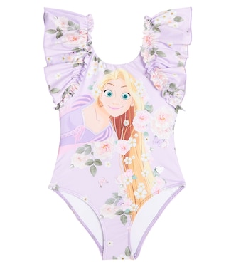 Printed ruffled swimsuit | Monnalisa