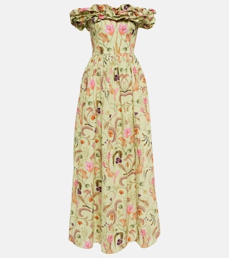 Robe longue Espliego Habitat en coton | Agua by Agua Bendita