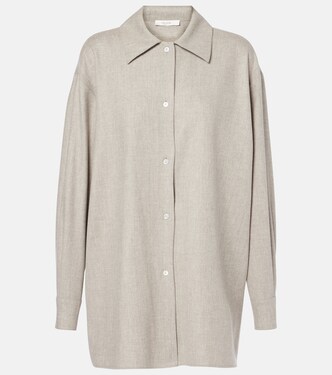 Komako wool and cashmere shirt | The Row