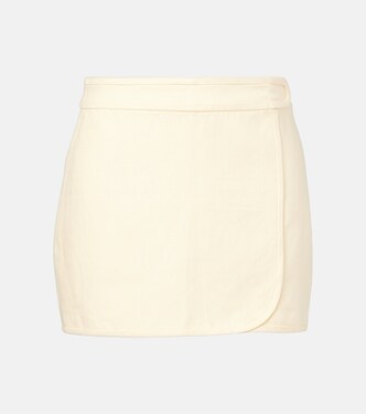 Falda envolvente Jerry de lino | SIR