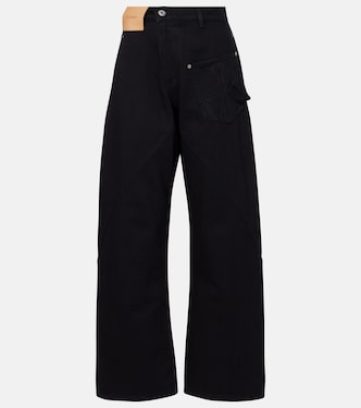 High-rise barrel-leg jeans | JW Anderson