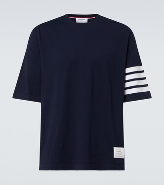 4-Bar cotton jersey T-shirt | Thom Browne