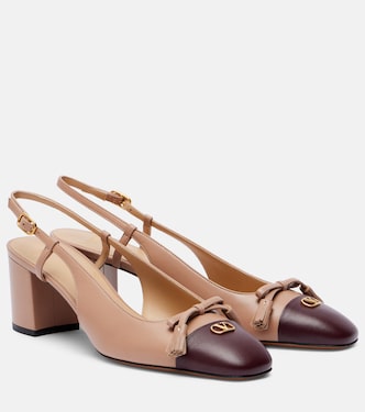 Valet Du Roi 60 leather slingback pumps | Valentino Garavani