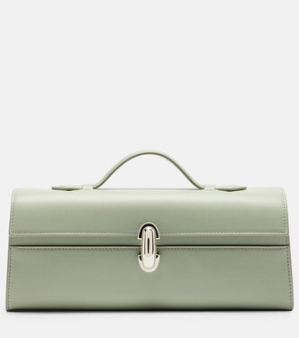 Slim Symmetry leather tote bag | Savette