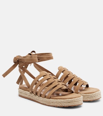 Suede espadrille sandals | Gianvito Rossi