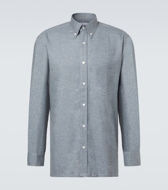 Cotton flannel shirt | Charvet