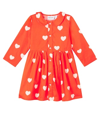Printed cotton dress | Mini Rodini