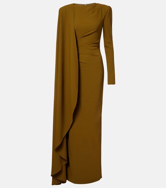 Dion caped draped gown | Rachel Gilbert