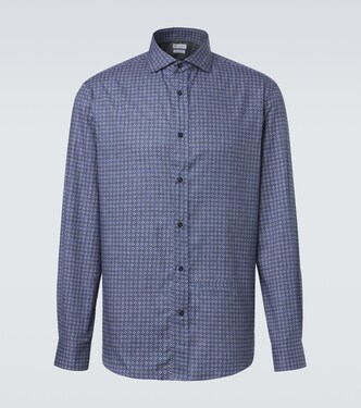 Printed cotton shirt | Brunello Cucinelli