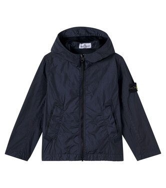 Chaqueta con capucha y logo | Stone Island Junior