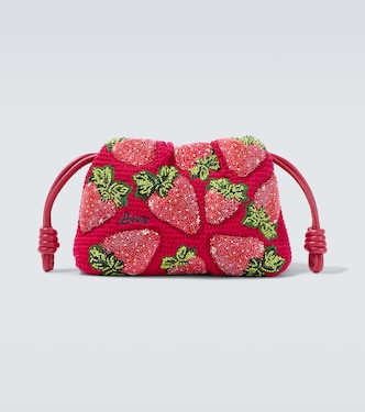 Paula's Ibiza Clutch Flamenco Strawberry Mini | Loewe