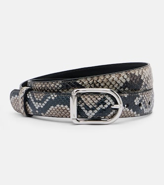 Snake-effect leather belt | Altuzarra