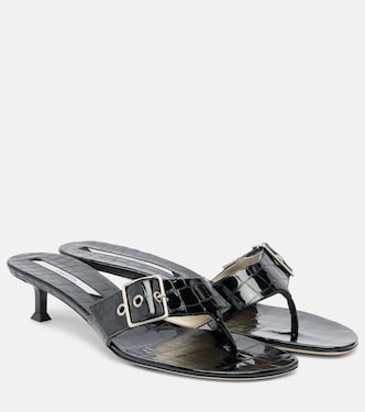 Helix patent leather thong sandals | Christen