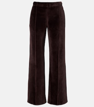 Cotton-blend velvet sweatpants | Courrèges