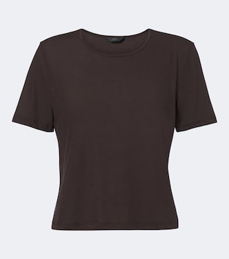 Milo cropped cotton T-shirt | Leset