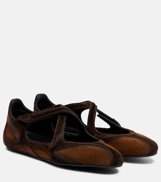 Floor 01 suede ballet flats | The Attico