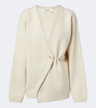 Wool and cashmere wrap cardigan | Róhe