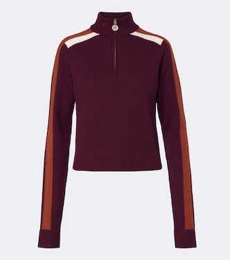 LA Tour wool half-zip ski top | Perfect Moment