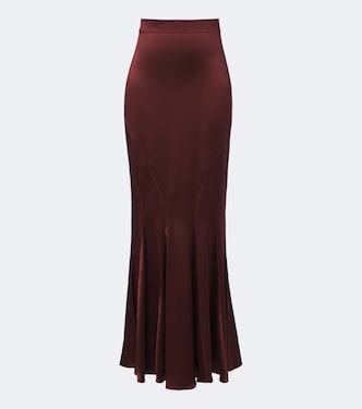 Silk satin maxi skirt | Max Mara