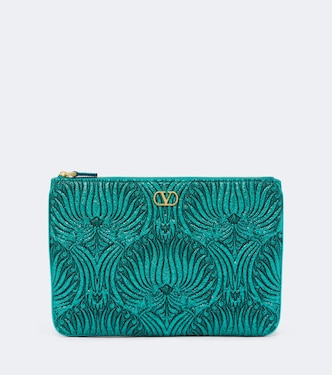VLogo Small jacquard pouch | Valentino Garavani