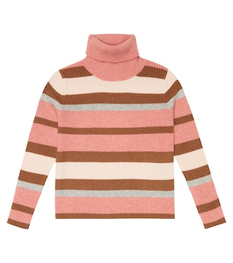 Striped wool turtleneck sweater | Il Gufo