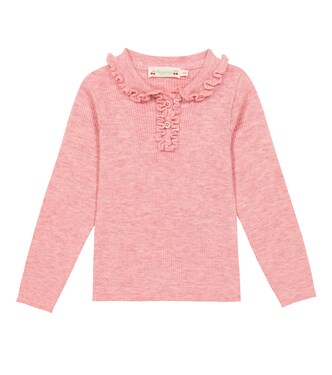 Mélange wool sweater | Bonpoint