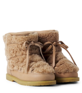 Wool and leather boots | Donsje