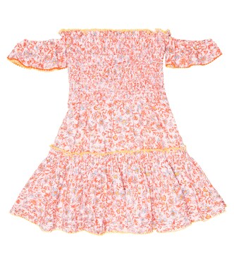 Aurora floral cotton dress | Poupette St Barth Kids