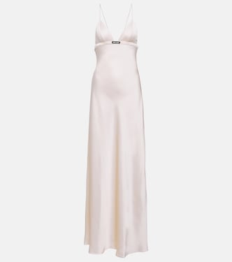 Satin gown  | Miu Miu