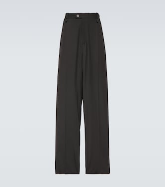 Skater tailored wool-blend wide-leg pants | Balenciaga